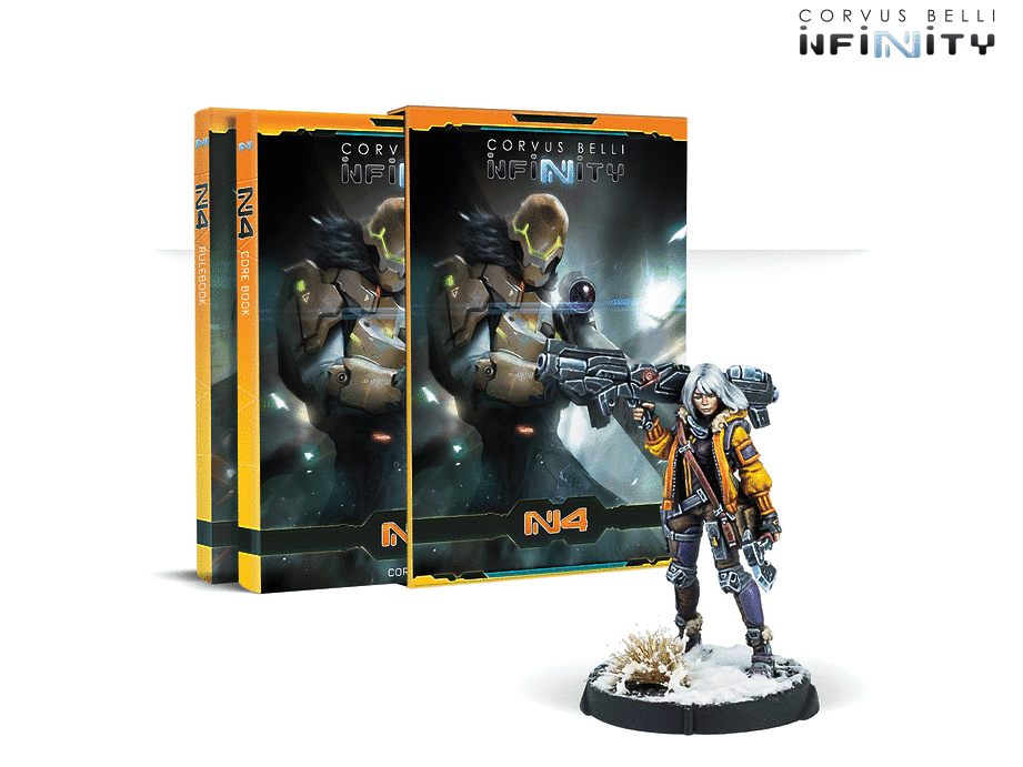 Best Miniature Games - Infinity by Corvus Belli game box and cover art